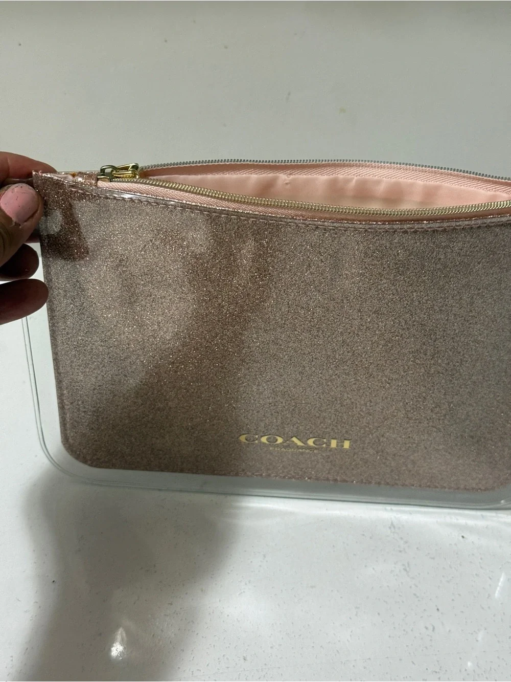 Coach pink cosmetic